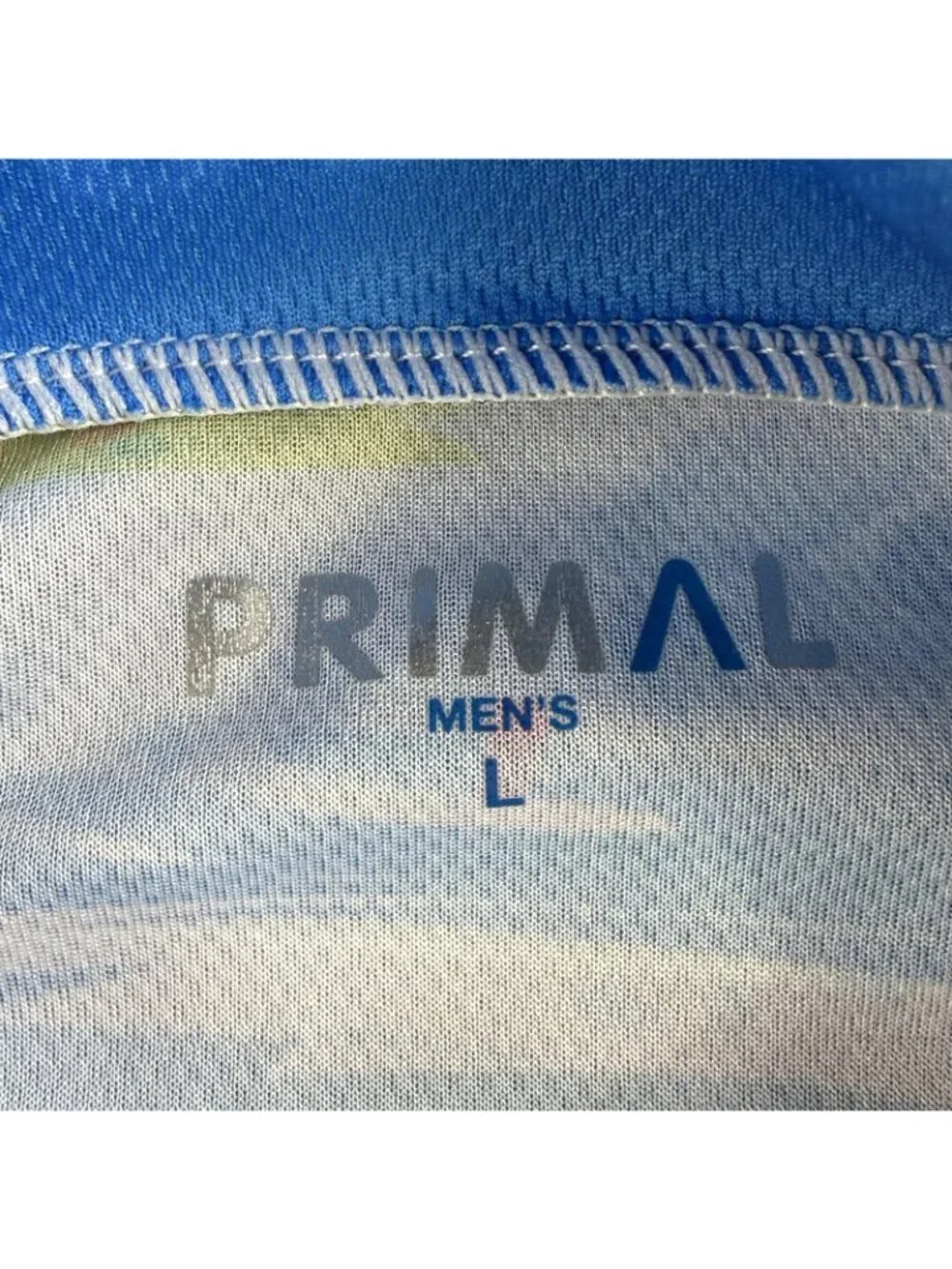 Primal Cycling Jersey Mens Large Cyclopaths BP MS 150 Full Zip Pockets Bike